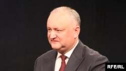 Președintele Igor Dodon în studioul Europei Libere, 24 februarie 2020.