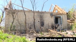 Наслідки обстрілів у селищі Жованка Бахмутського району Донеччини