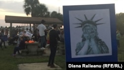 La protestul anti-Trump de la St. Petersburg, Florida