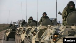 Russia has been accused of massing forces on Ukraine's borders.