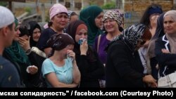 Похороны Мусы Сулейманова, Крым, Строгановка, 27 июля 2020 года