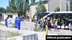Пока еще обсерватор «Семетей», где принимали прибывших из-за рубежа. 22 июня 2020 года. Позже в пункте обустроили стационар.