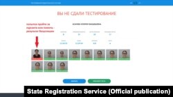 Образец работы новой системы биометрической идентификации на экзамене по вождению. Фото ГРС КР.