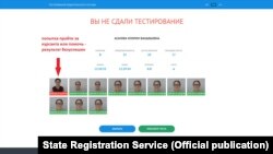 Образец работы новой системы биометрической идентификации на экзамене по вождению. Фото ГРС КР.