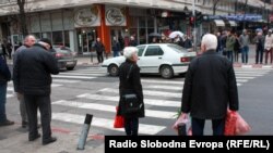 Пензионери во Скопје 