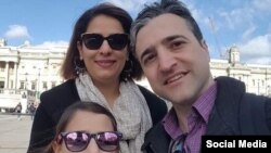 Iran--Dr. Esmaeelioun's wife, Parisa, 42, and nine-year-old daughter, Reera