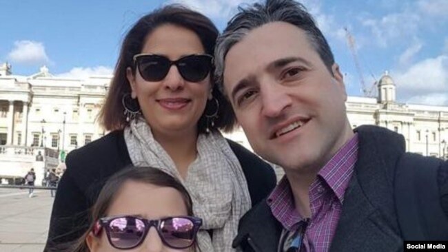 Iran--Dr. Esmaeelioun's wife, Parisa, 42, and nine-year-old daughter, Reera