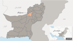 د بلوچستان صوبې نقشه.