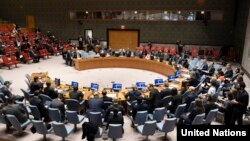 Salla e takimeve të Këshillit të Sigurimit të Kombeve të Bashkuara.