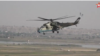 Elicopter militar rusesc la baza de la Qamishli, nord-estul Siriei (sursa: Zvezda TV)