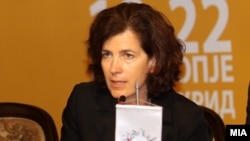 Амбасадорката на Франција во Македонија, Лоренс Оер.