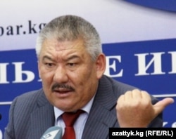 Азимбек Бекназаров, бывший координатор силовых структур Кыргызстана.