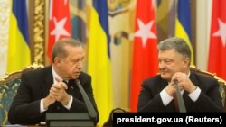 Ուկրաինայի և Թուրքիայի նախագահների համատեղ ասուլիսը Կիևում, 9-ը հոկտեմբերի, 2017թ․