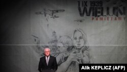 говор на германскиот претседател Франк-Валтер Штајнмаер на одбележувањето на 80-годишнината од Втората светска војна во Вилон.