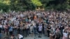 Тбилисские студенты защищают университет 
