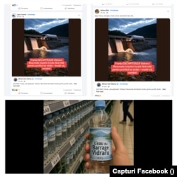 Postări false despre barajul Vidraru sunt în continuare cu zecile pe rețelele sociale.