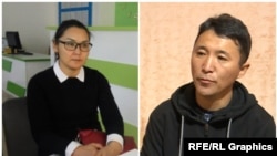 Бежавшие из Китая казахи Кайша Акан и Багашар Маликулы, получившие статус беженцев в Казахстане.