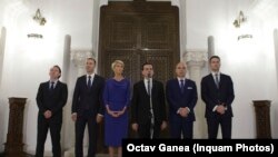 Delegația PNL la consultările de la Palatul Cotroceni, București, 11 octombrie 2019