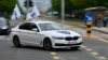 Zastave Republike BiH na automobilu, Sarajevo, juli 2026. 