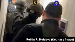 Aksioni i policisë moldave. 