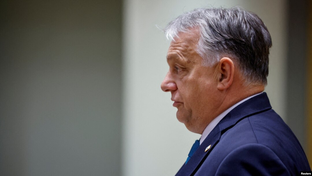 Orbán Viktor az október végi EU-csúcson. Fotó: Johanna Geron / Reuters