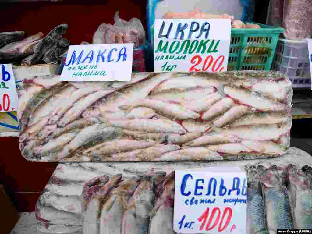 Piața țărănească din Iakuțk, 2 februarie 2018