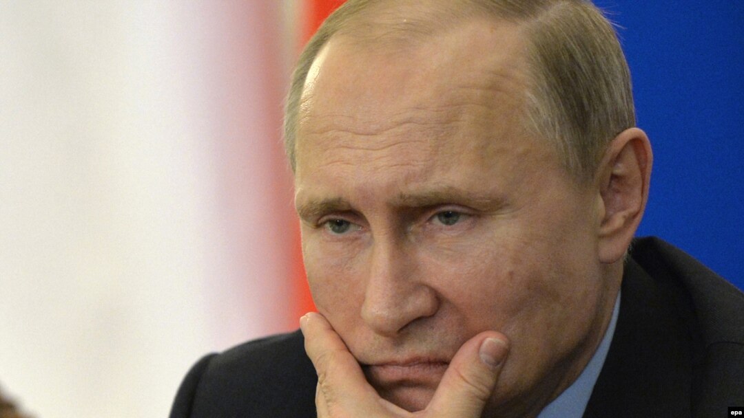 Russian President Vladimir Putin in Moscow on February 25