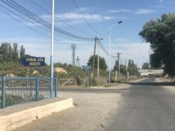 Қосмезгіл ауылындағы орталық көше. Түркістан облысы. 28 шілде 2020 жыл.