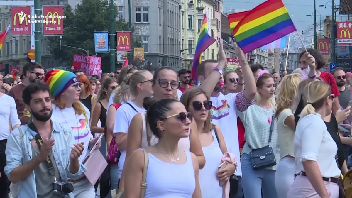 Gay pride parade in sarajevo