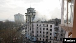 Последствия утренней ракетной атаки на Киев, 21 марта 2024 года