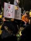 Serbia--Belgrade--Students at the Autokomanda blockade, January 27, 2025.