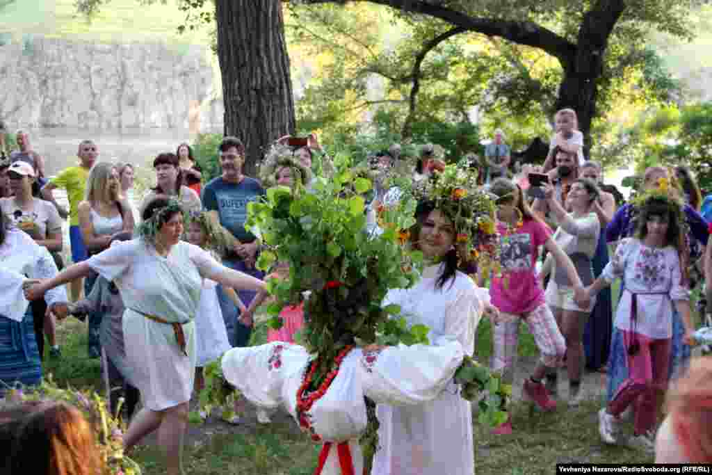 During the celebration, women dance and sing around an effigy of the goddess Morena, who is associated with the ​death and rebirth of nature.