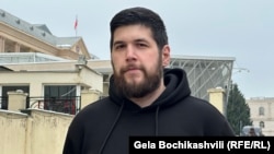 ზაქარია (ლუკა) ნაგლიაშვილი სასამართლო სხდომის დაწყებამდე