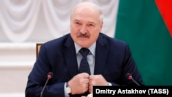 Belarusian President Alyaksandr Lukashenka (file photo)