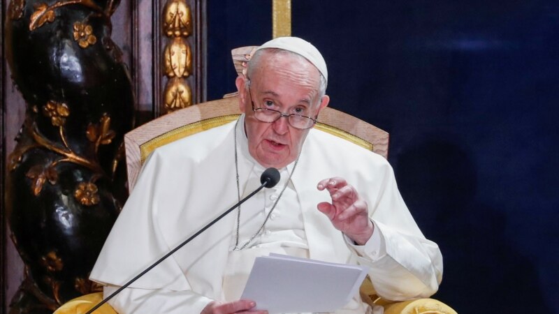 Папа Францішак пра Пуціна: «Самаўладца» распальвае канфлікты дзеля нацыяналістычных інтарэсаў