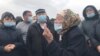 Kazakhstan - Residents of Altyntobe village in Shymkent protests over arrest of local factory's director. April 4 