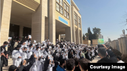 تجمع دانشجویان علوم پزشکی شیراز در اعتراض به بازداشت کادر درمان، ۱۱ بهمن