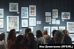  Изложбата „ Филмови къщи “ е в Дома на киното до 24 ноември. 