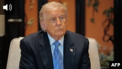 Президент США Дональд Трамп во время встречи с председателем КНР Си Цзиньпином в Пекине. 15 мая 2026 года 