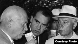 Nikita Khrushchev tasted Pepsi for the first time at the American National Exhibition in Moscow, under Richard Nixon's scrutiny.