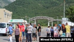 Protest građana u Uborku kod Mostara