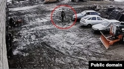 Иван Россомахин в селе Новый Бурец после первого возвращения с фронта