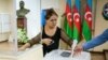 Azerbaijan. Baku. Constitutional referendum voting in Baku