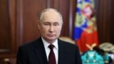Russian President Putin makes video address in Moscow
