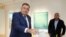 Milorad Dodik, lider SNSD-a, glasa na lokalnim izborima, Laktaši, BiH, 6. oktobra 2024.