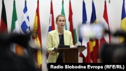 Kaja Kallas, visoka predstavnica Evropske unije za vanjsku politiku prilikom posjete Sarajevu, 2. juli 2026. 