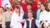 Serbia - Chinese tourists take part in a Serbian village wedding - China AFP screen grab