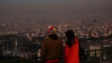 A general view of Tehran after several explosions were heard on October 26. Analysts say targeting Tehran showed Israel can penetrate deep inside Iranian territory.