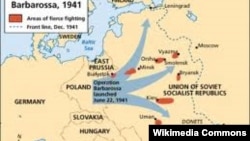 Vojna operacija Barbarossa, 1941.