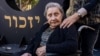 Miriam Linial, a 103-year-old Holocaust and Auschwitz concentration camp survivor, attends International Holocaust Memorial Day commemorations in Haifa, Israel, on January 27.